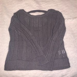 American Eagle Open Back Sweater